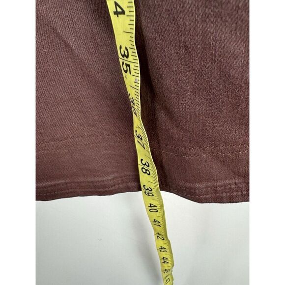 Anthropologie Sz 12 The Madi Front-Slit Denim Skirt by Pilcro MSRP$160.00 - Picture 5 of 6